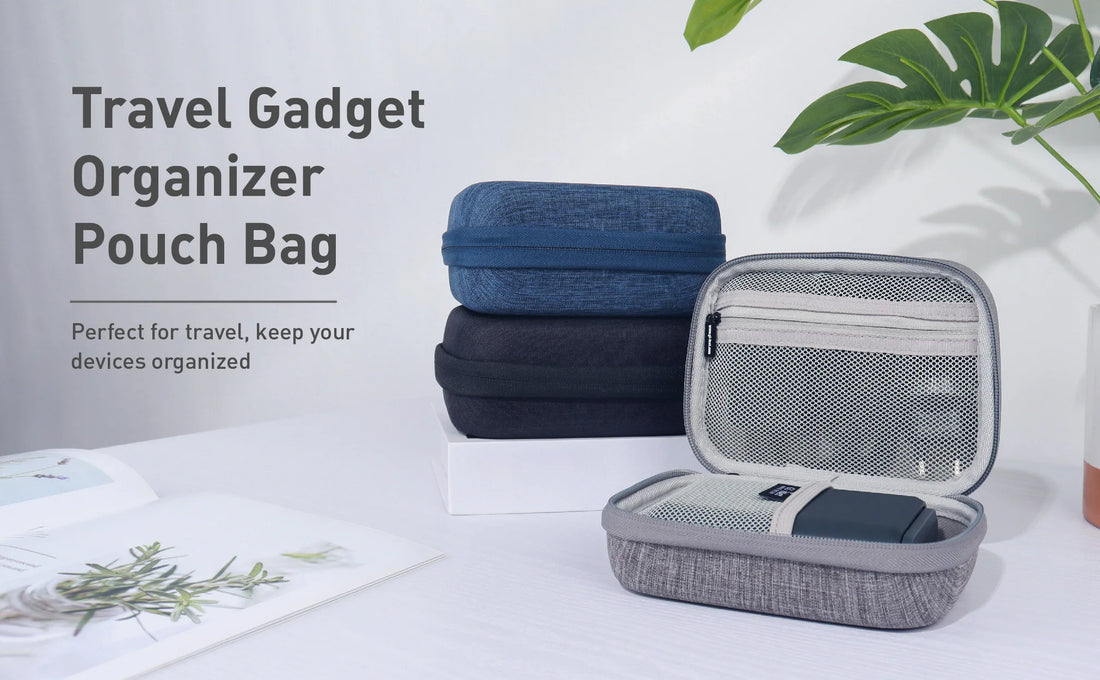 GL.iNet gadget organizer case for travel routers ,Hard Drive Bag , For chargers, cables, Mini routers