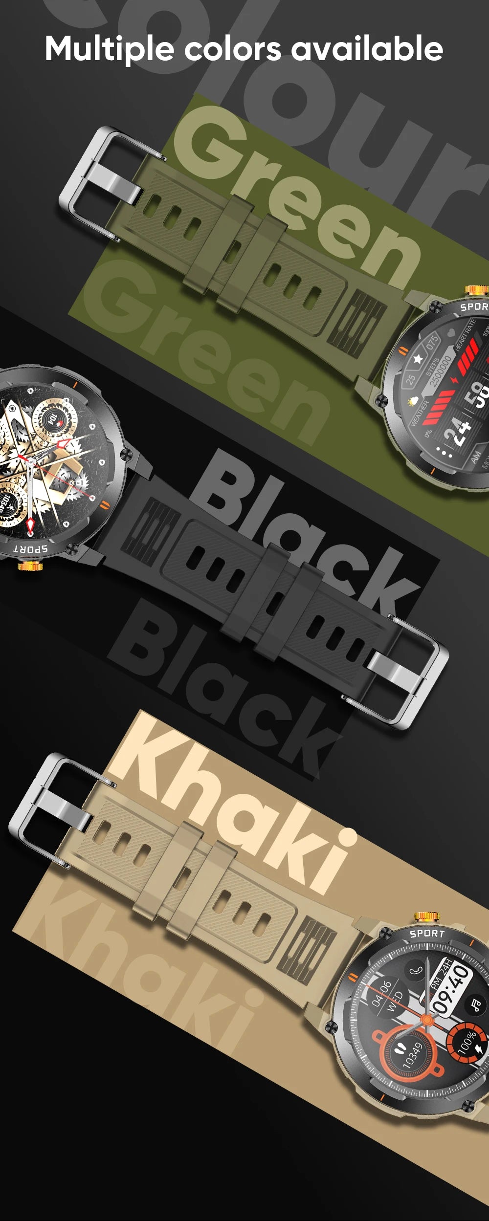 Smart Watch 2025 outdoor Monitoring smartwatch Waterproof smartwatches Call Smart for Ios Android men woman smarthwhatch