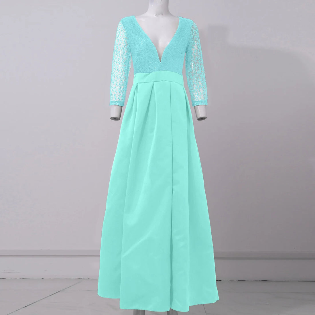 Women'S Elegant Evening Dresses Women'S Fashionable Long Dresses Trailing Evening Dresses Solid Color Floor-Length Dresses