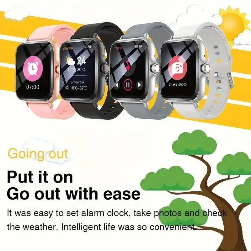 Smartwatch, Wireless Calling/dialing, Multi-sport Mode, Incoming Call Alert & Rejection, Short Message Alert, Message Alert View