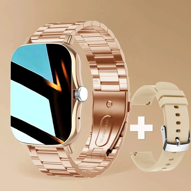 Smart Watch For Men Women Gift 1.44 inch Full Touch Screen Sport Fitness Watches BT Call Digital Smartwatch Wristwatch 2024 New