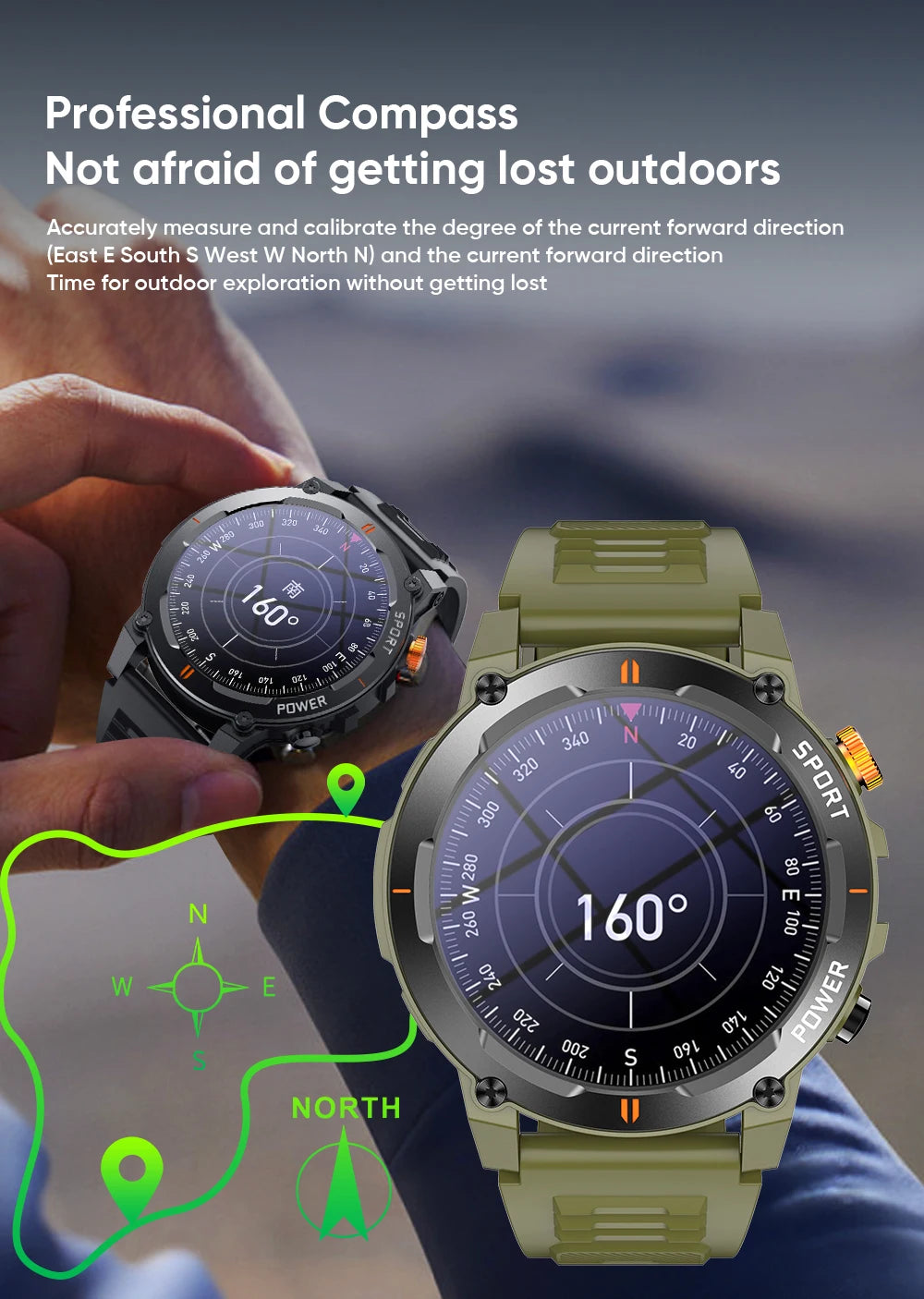 Smart Watch 2025 outdoor Monitoring smartwatch Waterproof smartwatches Call Smart for Ios Android men woman smarthwhatch