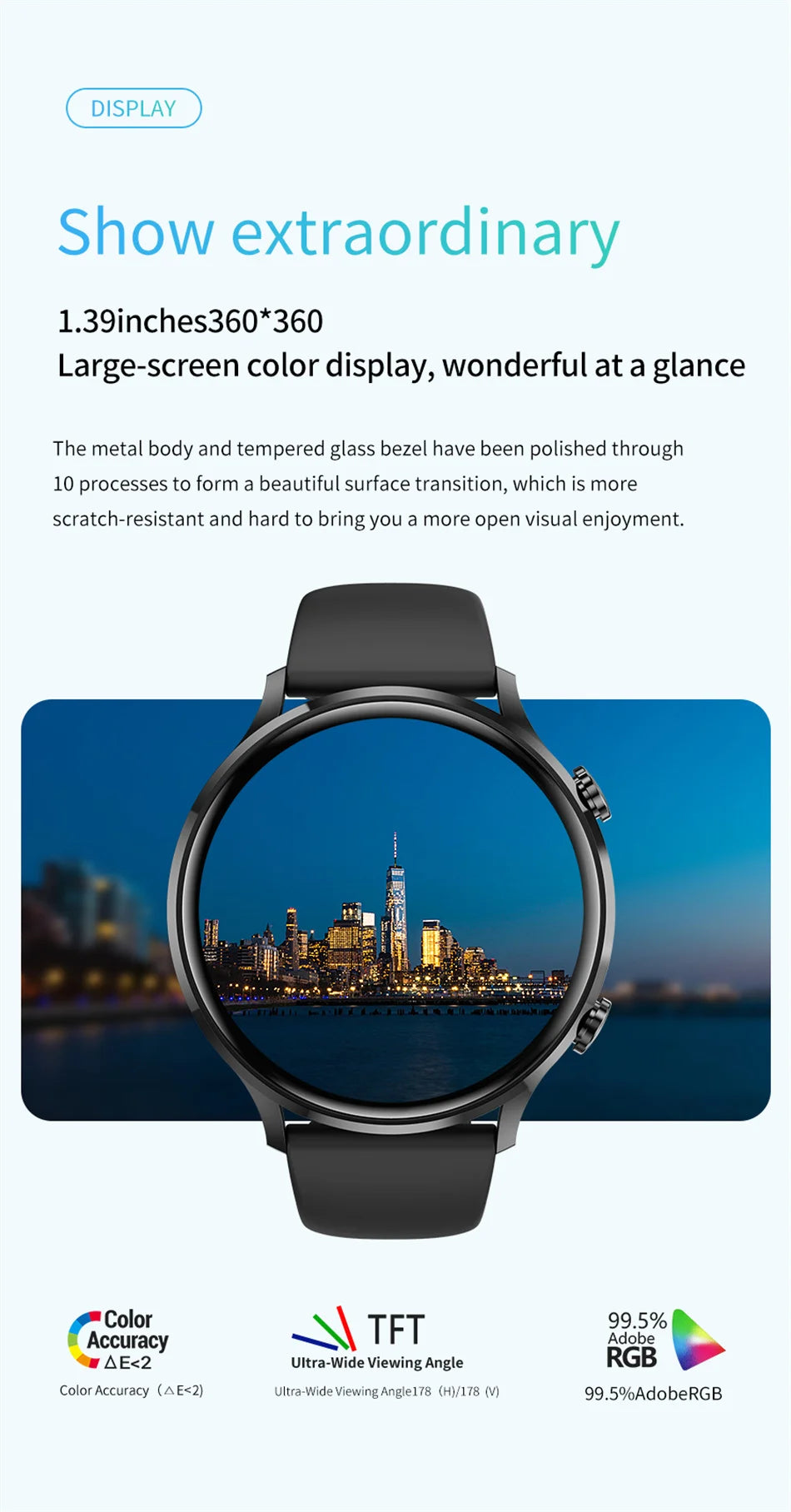 2025 New Smartwatch Women AMOLED HD Screen Always On Display Bluetooth Call IP68 Waterproof GPS Smart Men Watch For Android ios