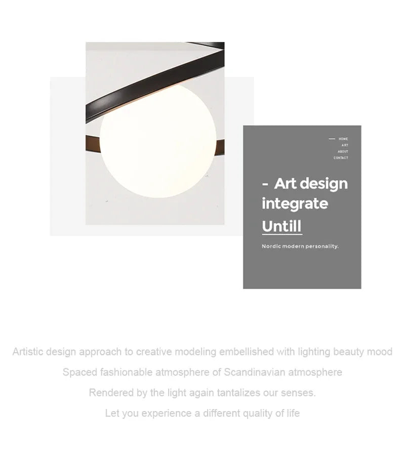 LED Ceiling Lamps Interior Lighting Room Decor Bedroom Living Room Dining Table Study Cloakroom Corridor Nordic Ceiling Light