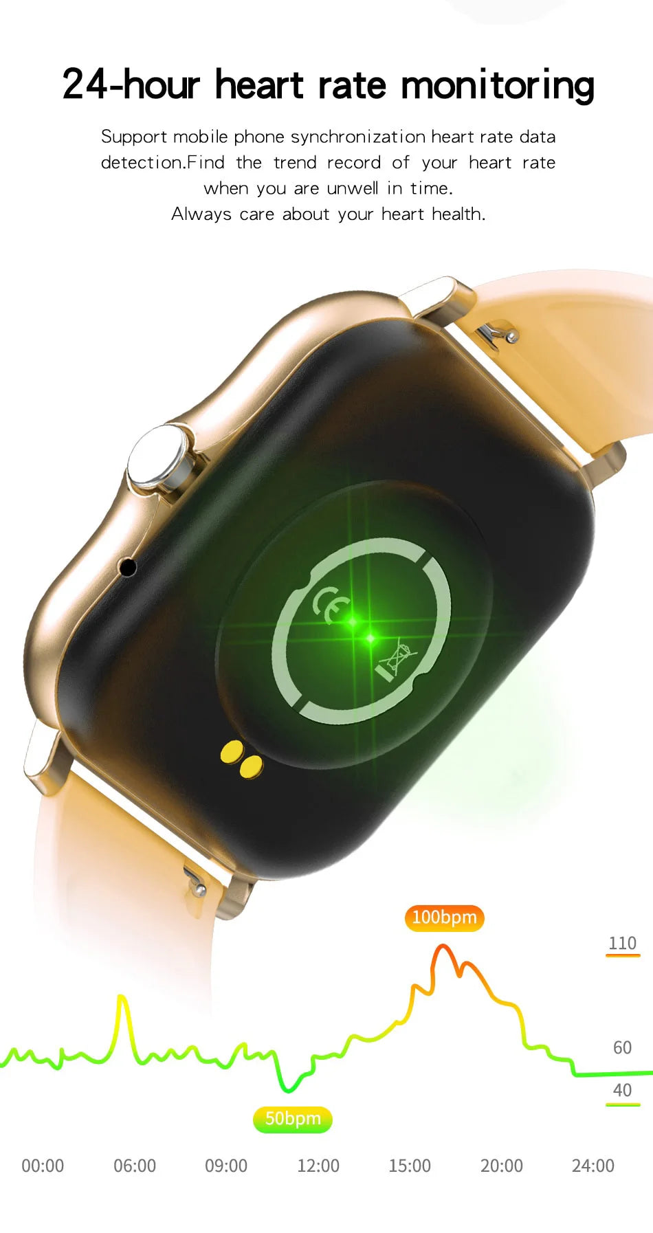 Smart Watch For Men Women Gift 1.44 inch Full Touch Screen Sport Fitness Watches BT Call Digital Smartwatch Wristwatch 2024 New