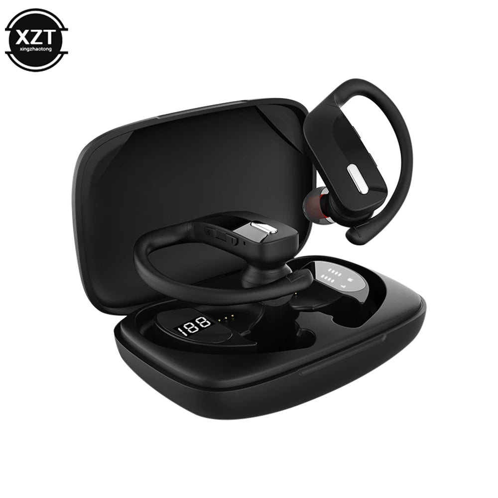 T17 Wireless Bluetooth Headphones 5.0 Ear Sports Headset TWS bass Music Headphone with Microphone IPX5 Waterproof Game Earphones